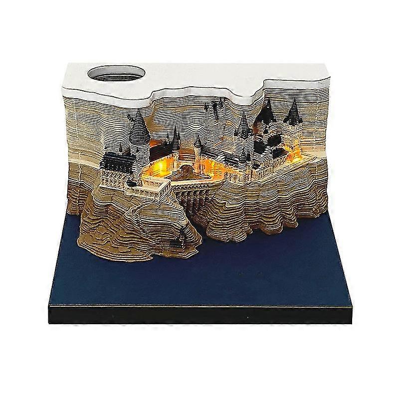3d Memo Pad Creative Hogwarts Castle Notepad Convenience Stickers Gift Dcor