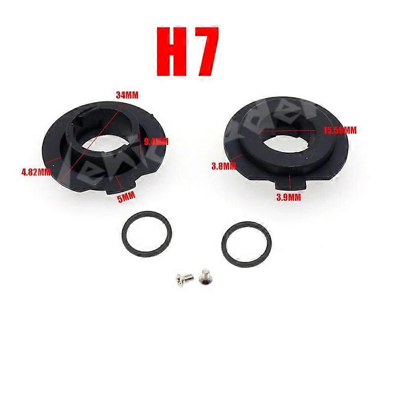 2PCS LED Headlights Adapter Holder Base Sockets for H7 H4 H1 H11 H13 H16 9004 9005 9006 9007 9012 Headlamps Lights