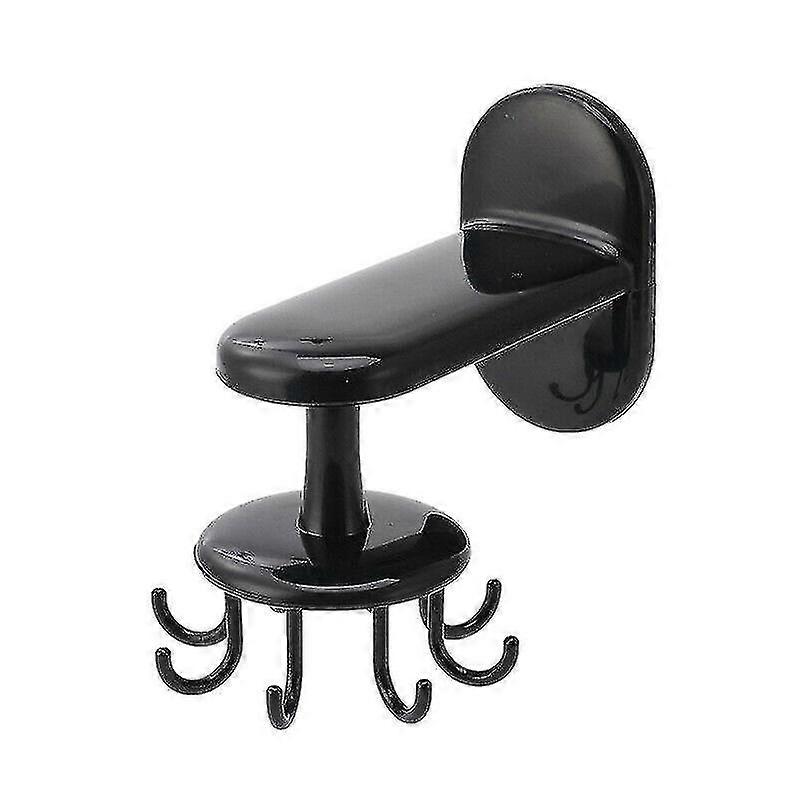 Hook Wall Hook Punch-free Coat Hat Clothes Hook Rack Hanger 360rotation
