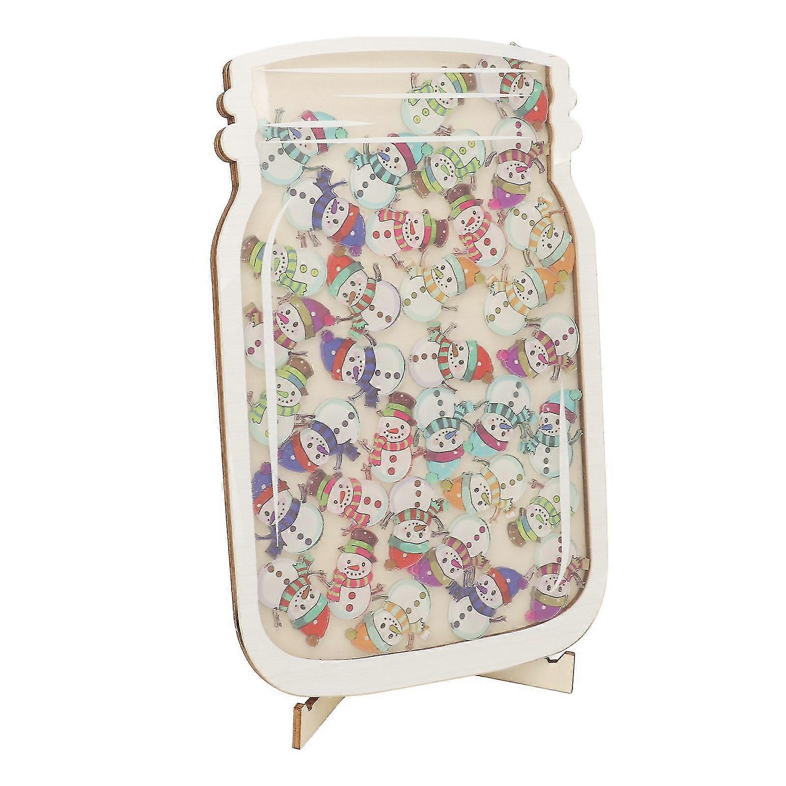 Educational  Snowman Theme Jar for Home & School