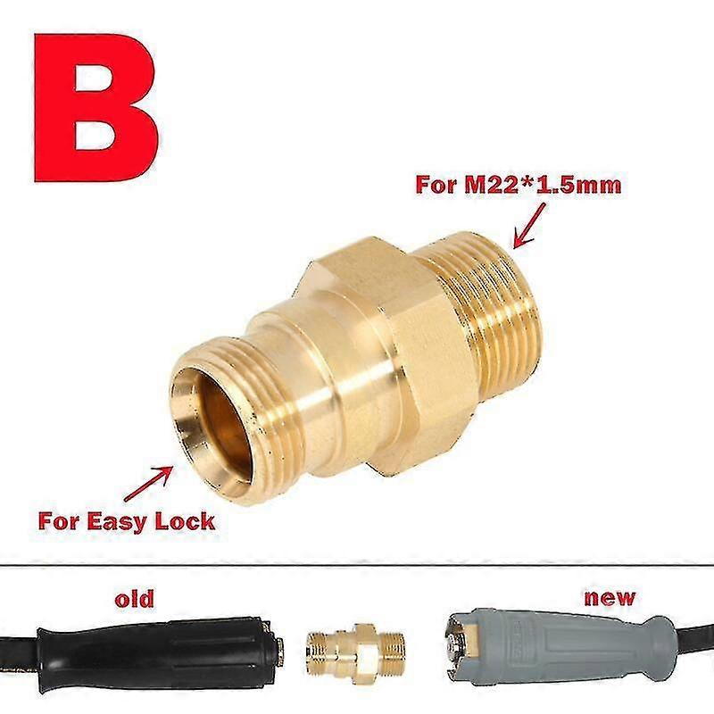 Hose & Spray Gun Connector For Karcher Easy Lock Adapter To Quick Connect