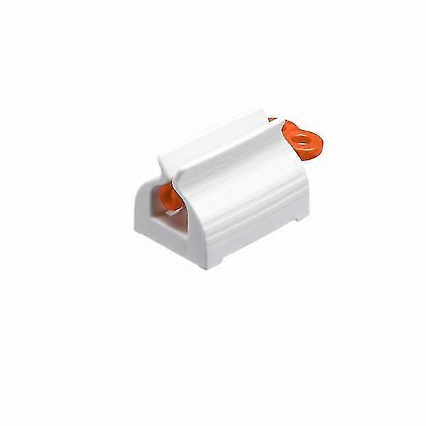 New Rolling Tube Toothpaste Squeezer Toothpaste Holder Rotating Bathroom Toothpaste Dispenser Toothpaste Squeezer-red