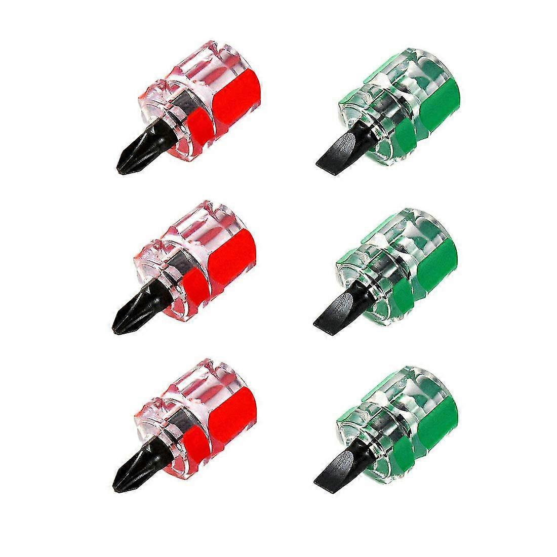 6pcs Sewing Machine Screwdriver Set Mini Short Phillips Slotted Screwdriver Repair Tool