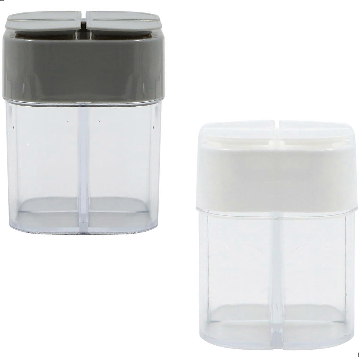 2 Pack Plastic Spice Jars for Cooking Outdoor BBQ Camping