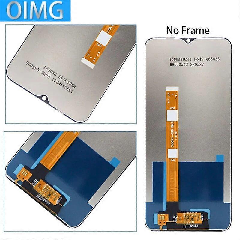 6.5" For Oppo Realme C21Y Display Lcd With Frame Touch Screen Digitizer Assembly RMX3261 RMX3263