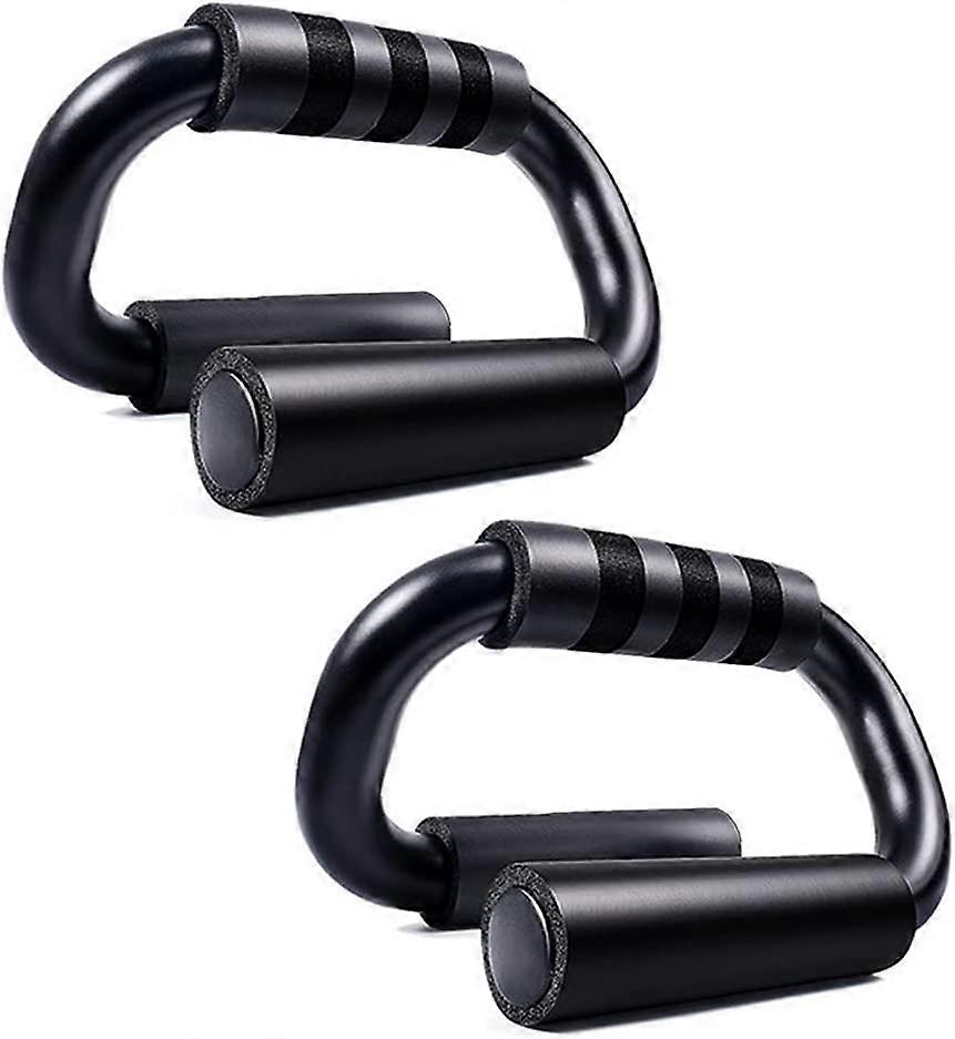 S-Shape Press Up Stands, Fitness Push Up Bar Stand, Push up Bars Stands Handles Set, Press Up Pushup Bars Pair,With Non-slip Foam Handle Home Gym Fitn