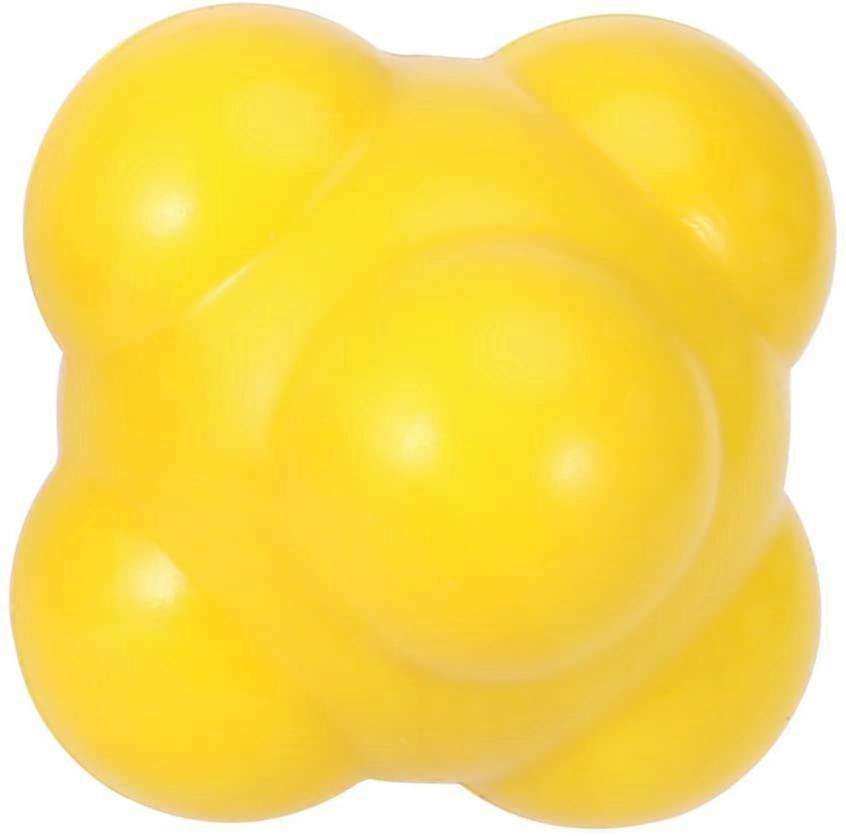 Reaction Ball Baseball 60mm for Developing Exceptional Hand-Eye Coordination - Medium Difficulty(Yellow)