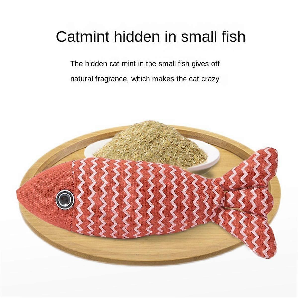 6 Pcs Cat Toys Saury Fish,Cat Chew Toy Catnip Toys for Indoor Cats
