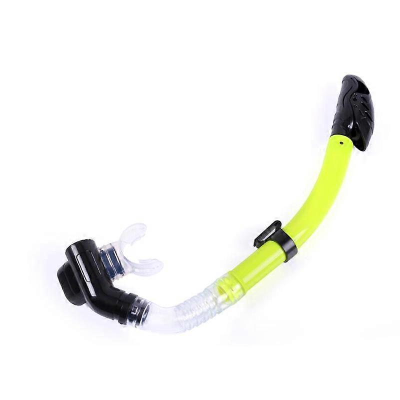 MIMIGO Dry Top Snorkel Tube Comfortable Mouthpiece One-Way Purge Valve for Pool Open Water Scuba Lap Swimming Swimmer Training Diving Snorkeling