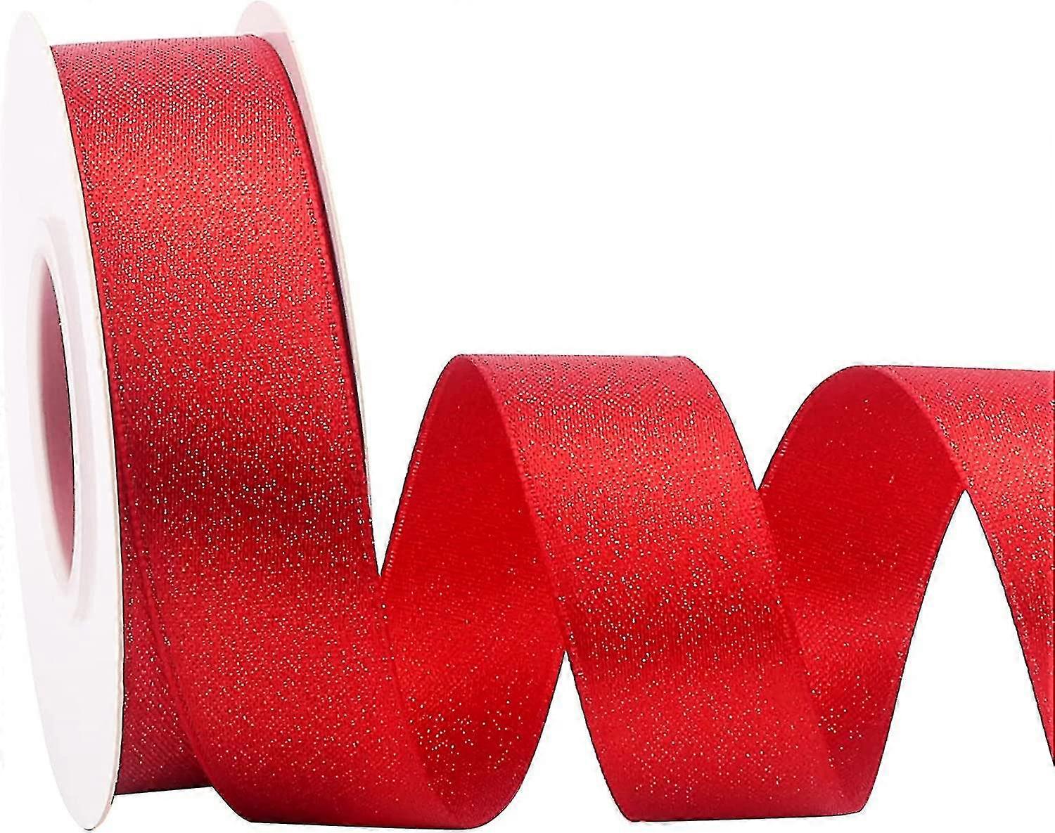 Valentines Ribbon Gift Box Decoration Ribbon Gift Wrapping. Shiny Metal Ribbon. Diy Crafts Bow Knot Garland And Home