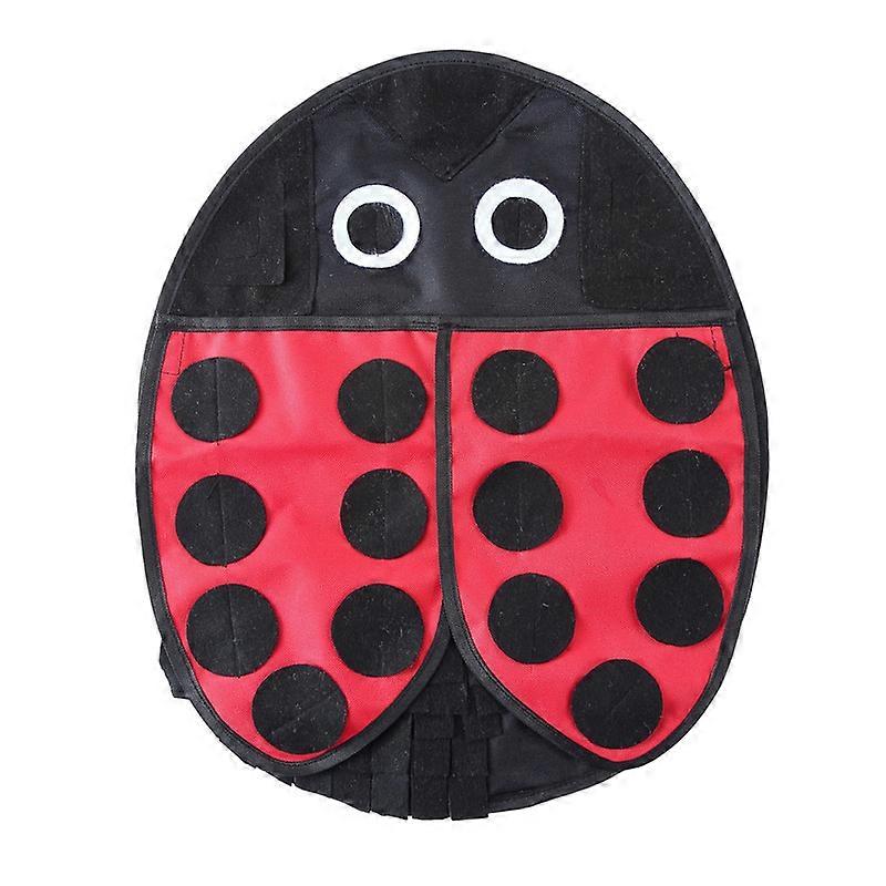 Snuffle Mat for Dogs, Dog Nosework Feeding Mat, Pet Interactive Dog Puzzle Toys Encourages Natural Foraging Skills for Training and Stress Relief Red