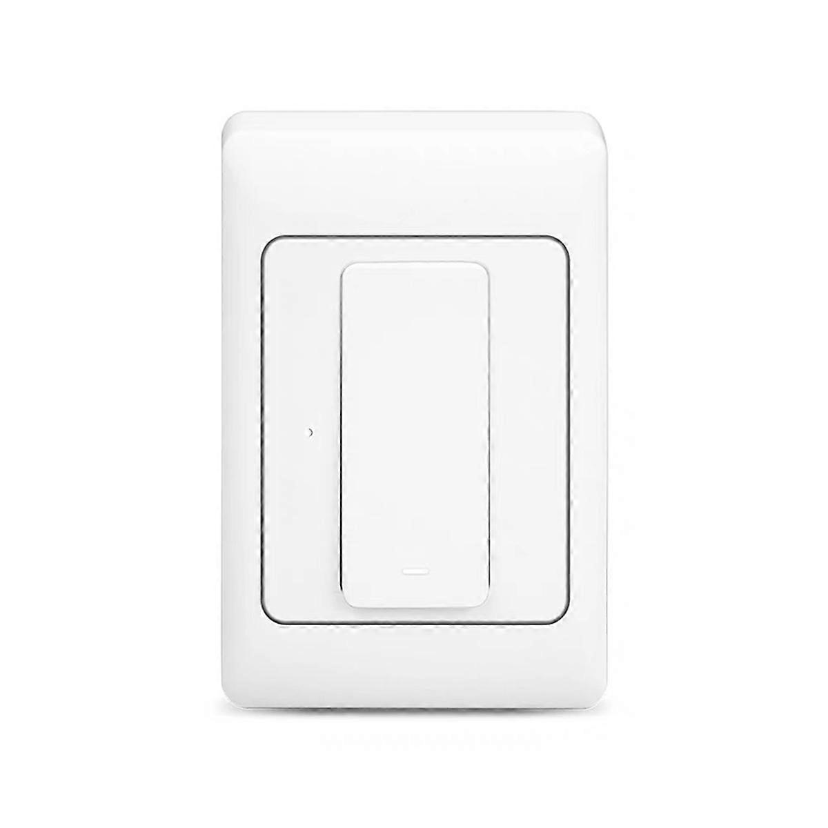 Tuya Smart Wall Light Switch Push Button Circuit Breaker WiFi Single Zero Fire Single Path for Alexa Home