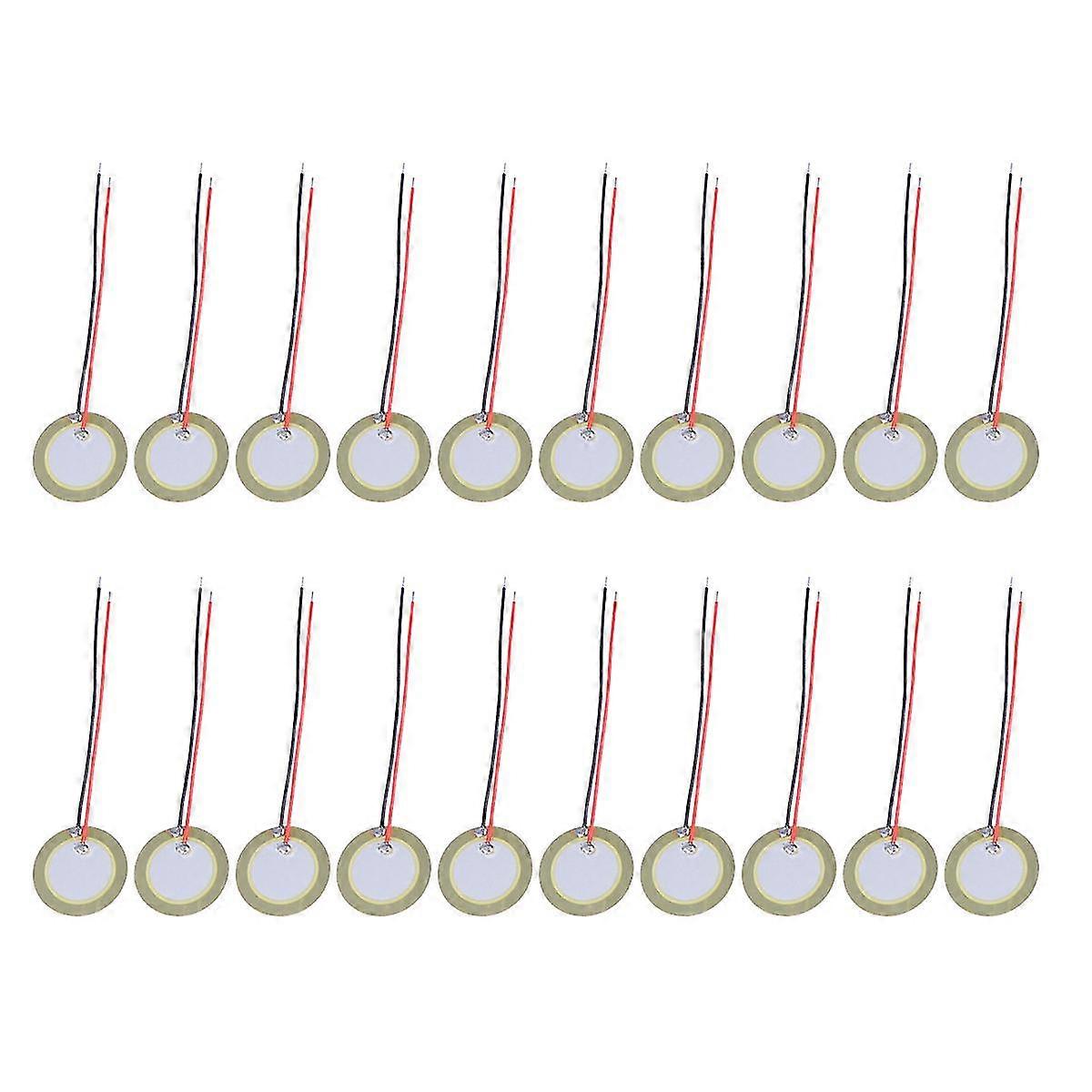 20 PCS Pickups Piezo Disc Piezo Disc Piezo Diaphragm Drum Trigger Piezo Sensor