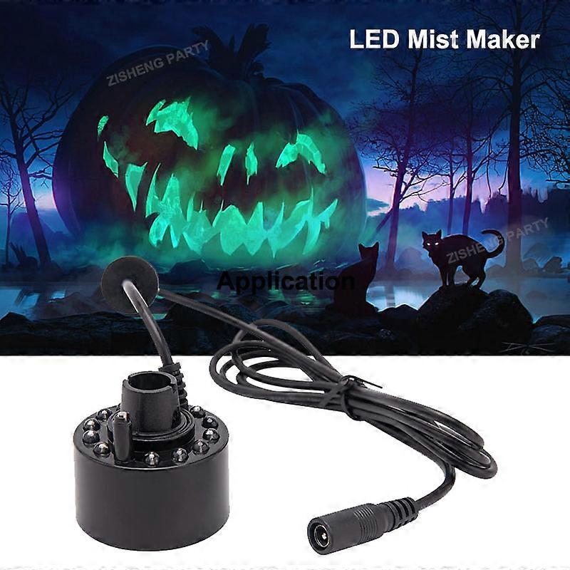 12 Led Mini Mister Fogger Water Fountain Pond Fog Machine Atomizor de aer umidificator de aer pentru Halloween Party Decoratiuni dovleac