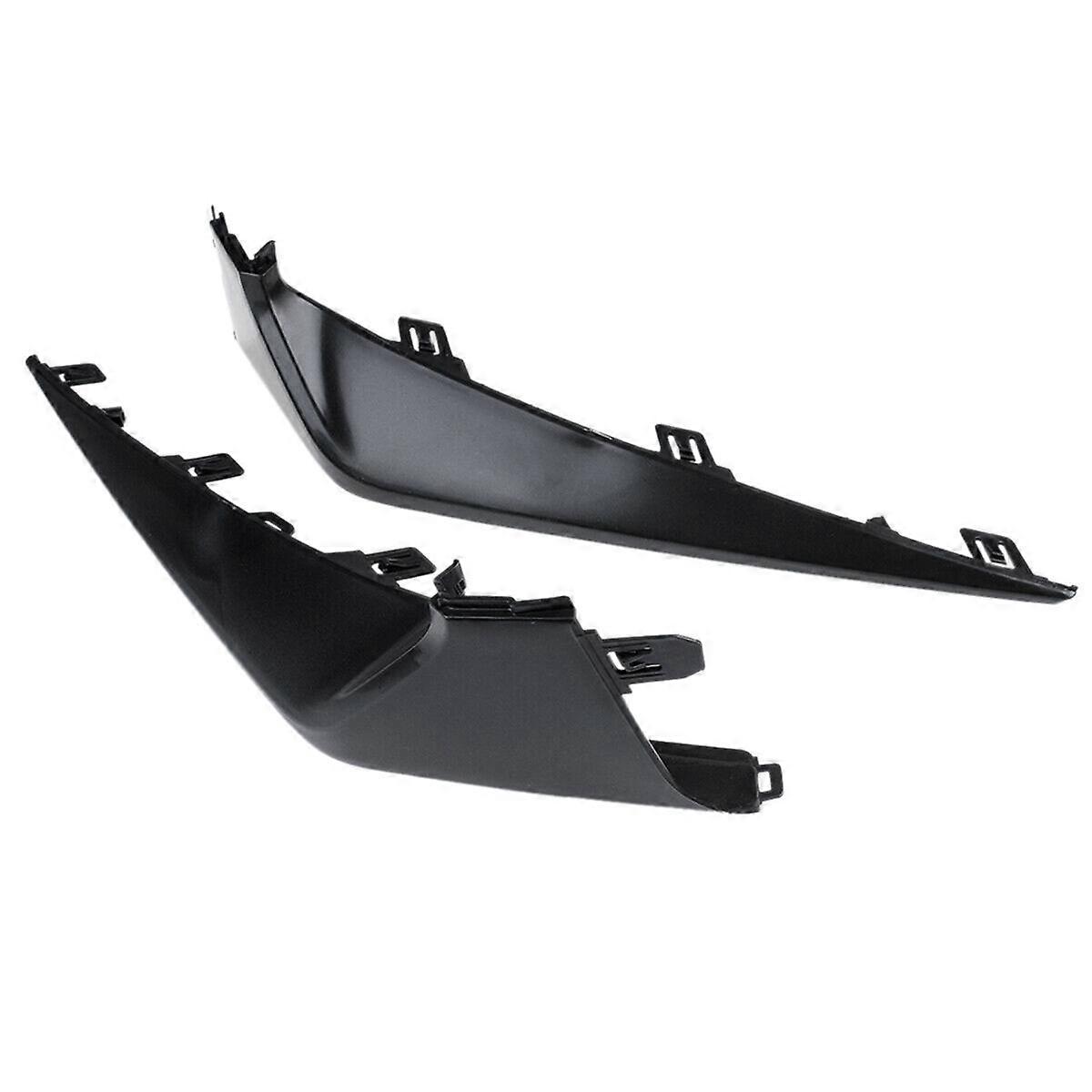 2X Front Bumper Splitter Lip Grille Lower Trim Molding Diffuser Cover Trim for 2.0L 2020-2021