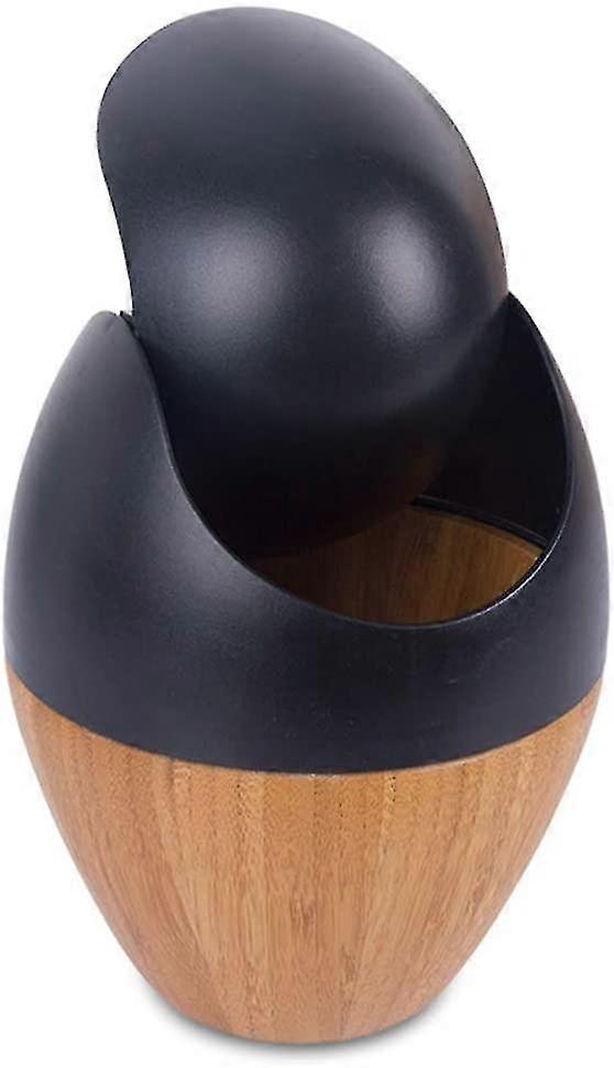 Mini Tabletop Trash Can Swing Lid Bathroom Trash Can