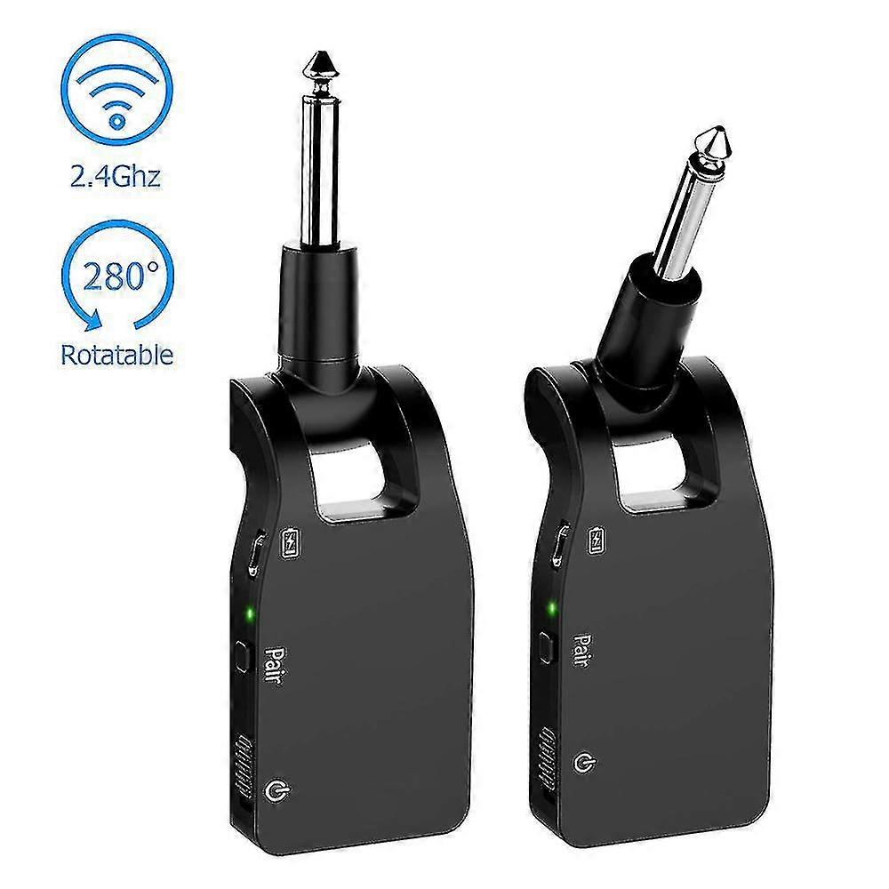 Drahtloses Gitarrensystem 2,4 g wiederaufladbarer Senderempfänger