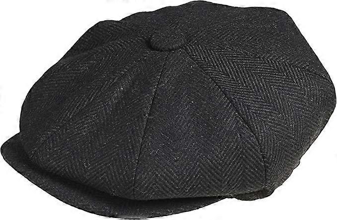 Newsboy style cap-Cotton flat cap