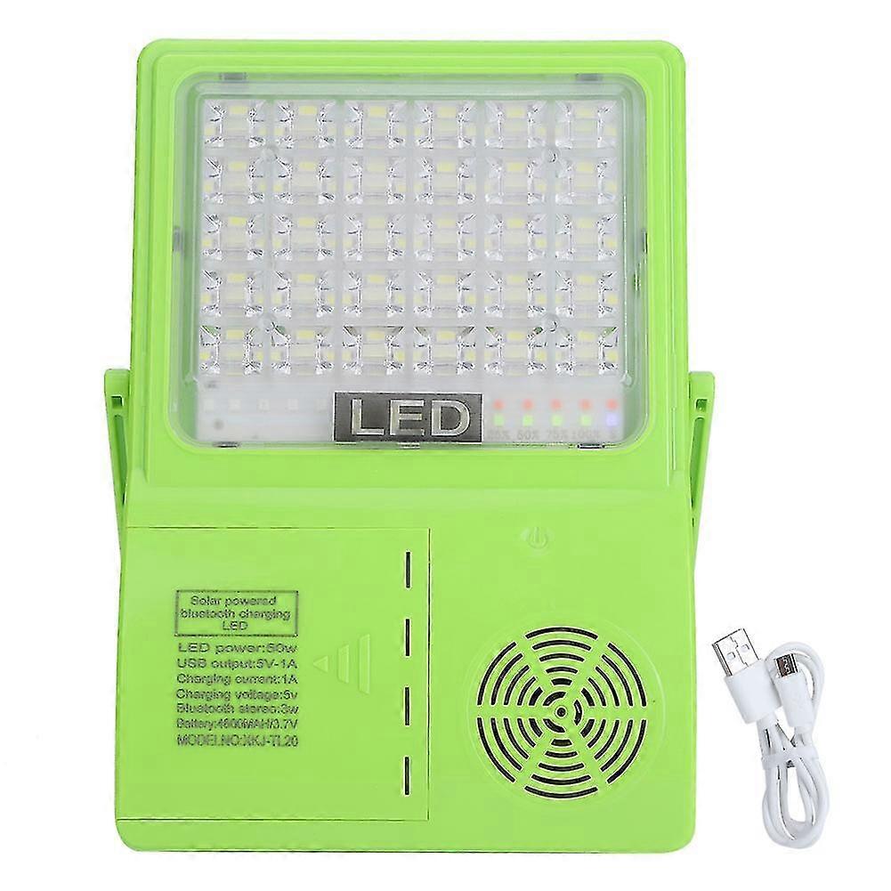 Solar Power Led Light Multifunctional Portable Wireless Speaker Warning Light For Bluetooth