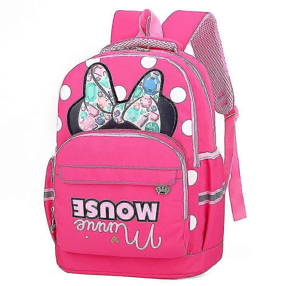 minnie children's school backpackred