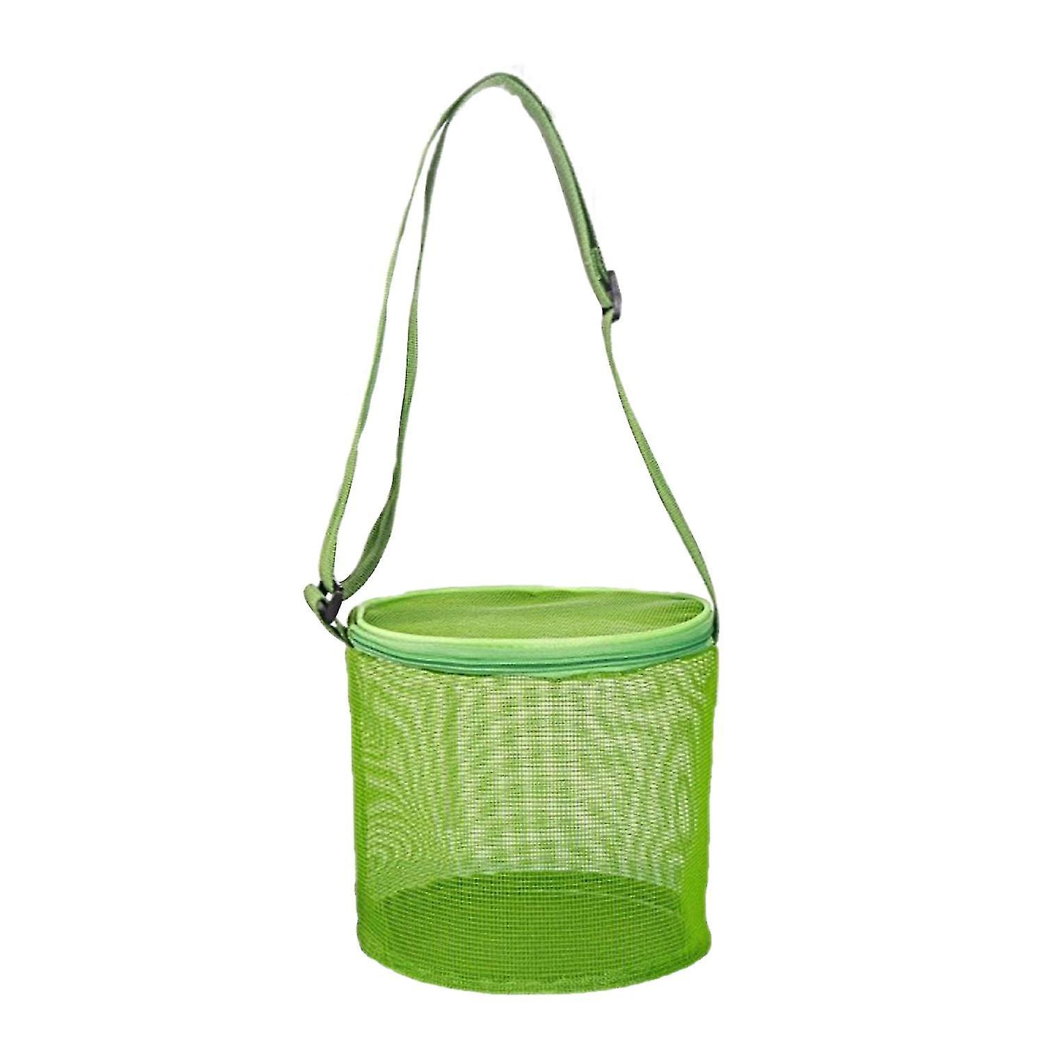 Storage Bag Large Capacity Wear Resistant Net Yarn All-Purpose Beach Toy Bag Shell Collecting Pouch