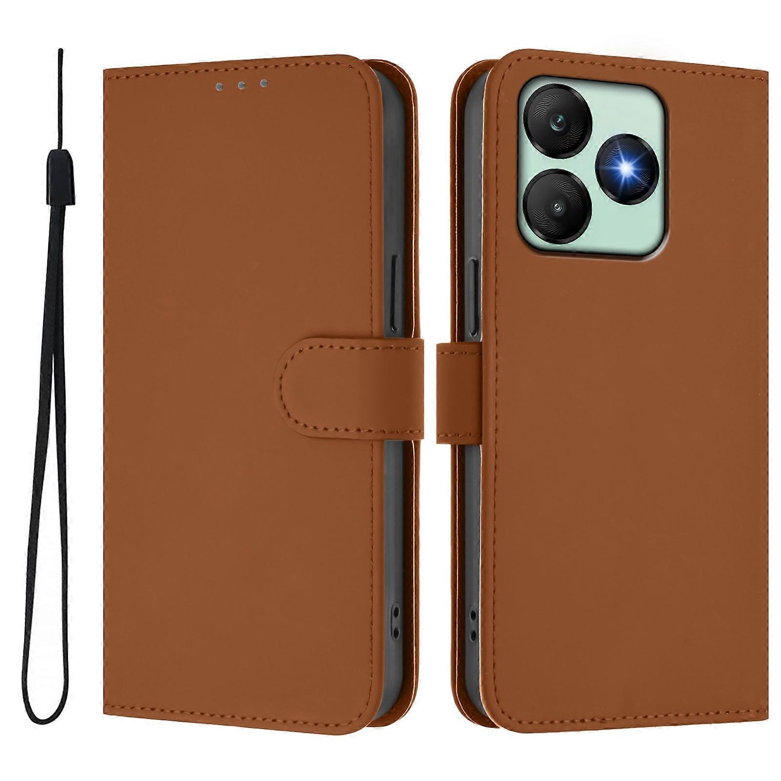 Solid Color PU Case For Wiko T20