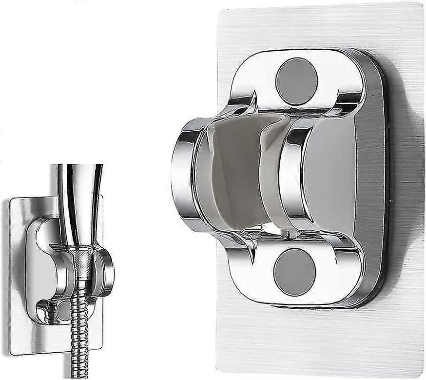 Shower Holder,no Drilling Hand Held Wall Mounted Shower Head Holder Universal Adjustable  Accessory