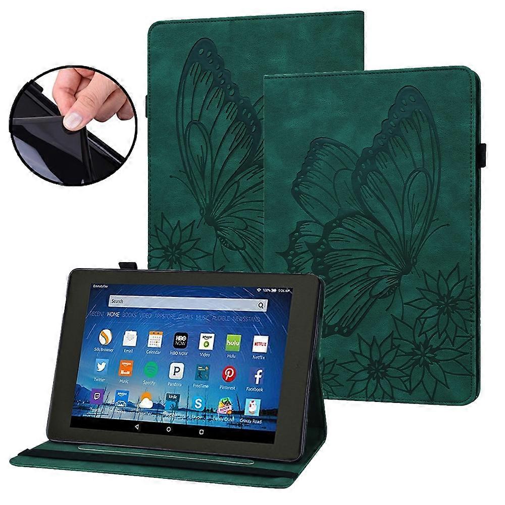 Embossed Leather Tablet Case For Amazon Fire HD 10 2023