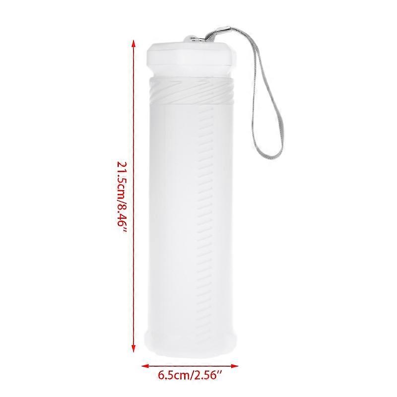 Slim Transparent Cylinder Pencil for Case Adjustable Plastic Pen Holder Portable