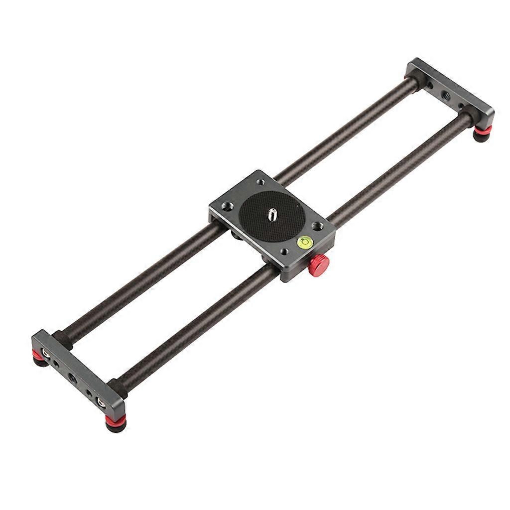 16 Inch/40cm Mini Table Top Video Camera Slider Carbon Fiber Rail Rods for Smartphone DSLR Loading Up to 11 Lbs