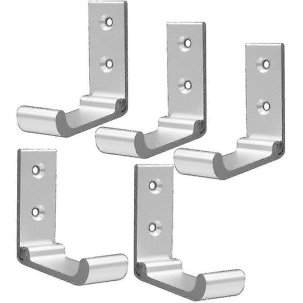 5 Pieces Folding Hooks Wall Towel Hooks Clothes Hooks 90 Foldable