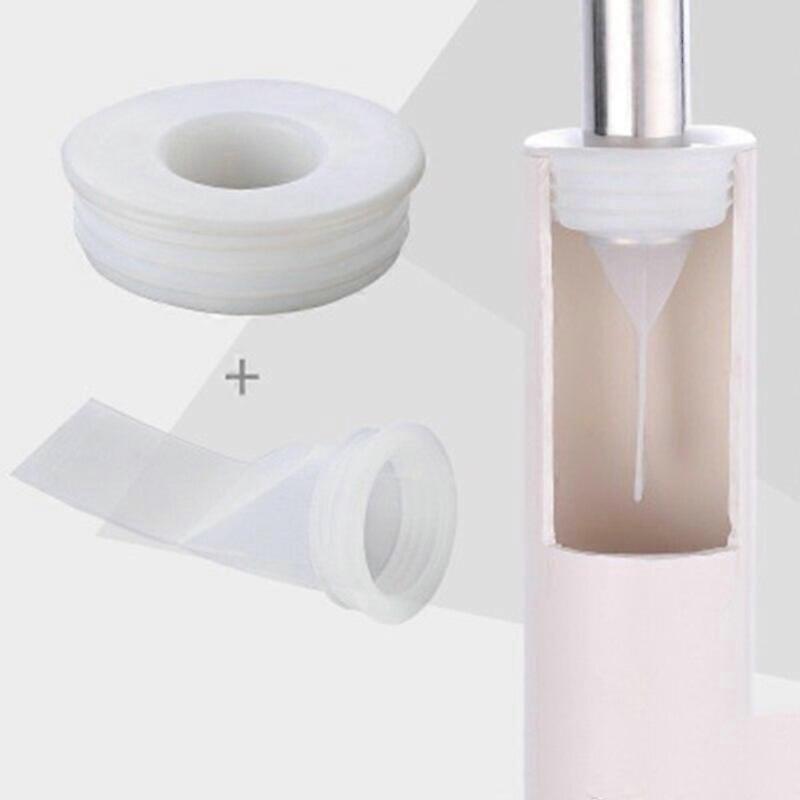 Deodorant White Floor Drain Silicone Seal Drain Core Bathroom Balcony Sewer Insect Control Strainer Anti Odor Filter Trap SiphonCraft Pipe Cleaners