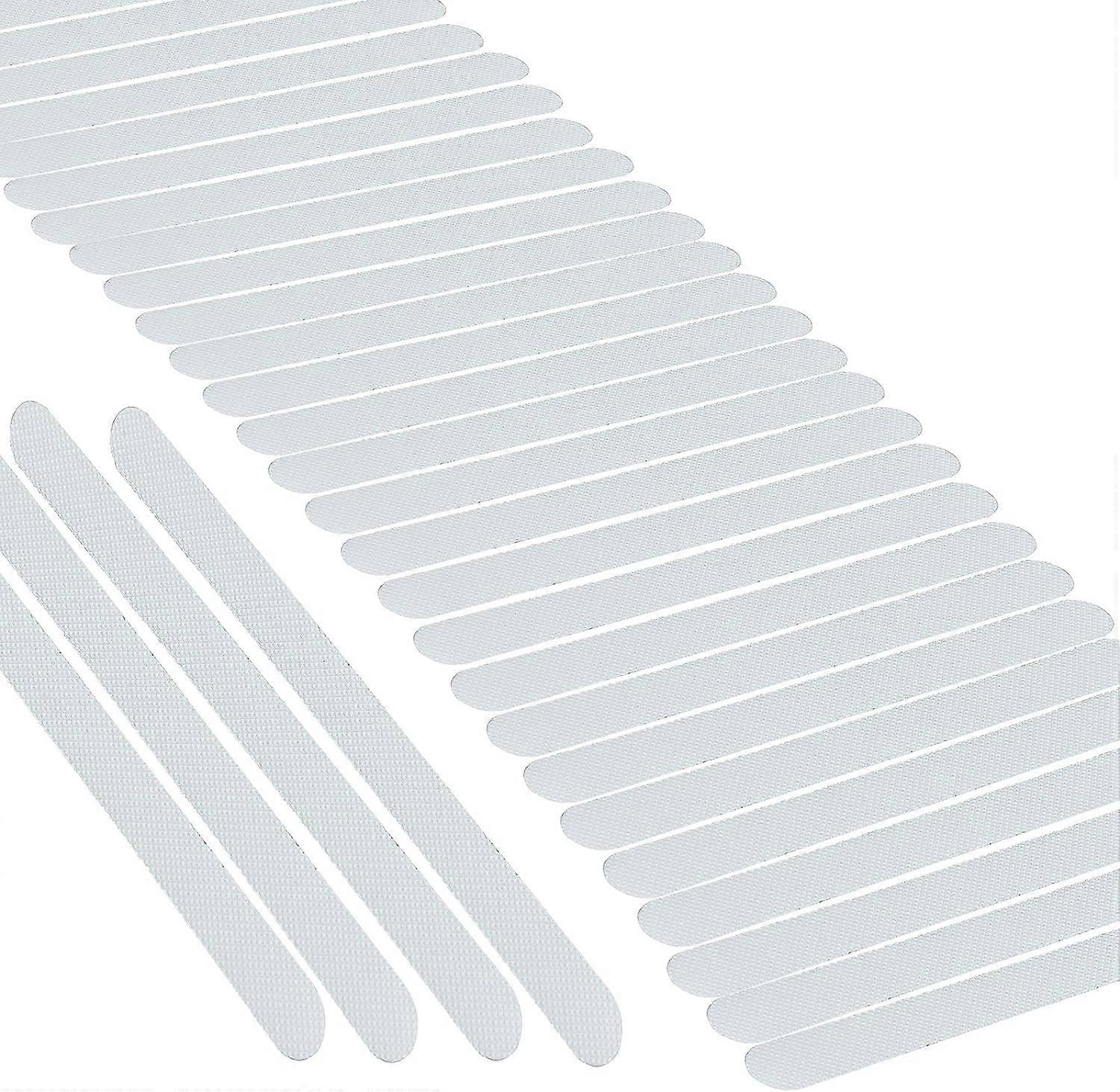 30 Pieces Non-Slip Stickers, Shower Stickers Bath Safety Strips Transparent Self Adhesive Non-Slip Stickers for Bath Tubs Showers Stair Steps