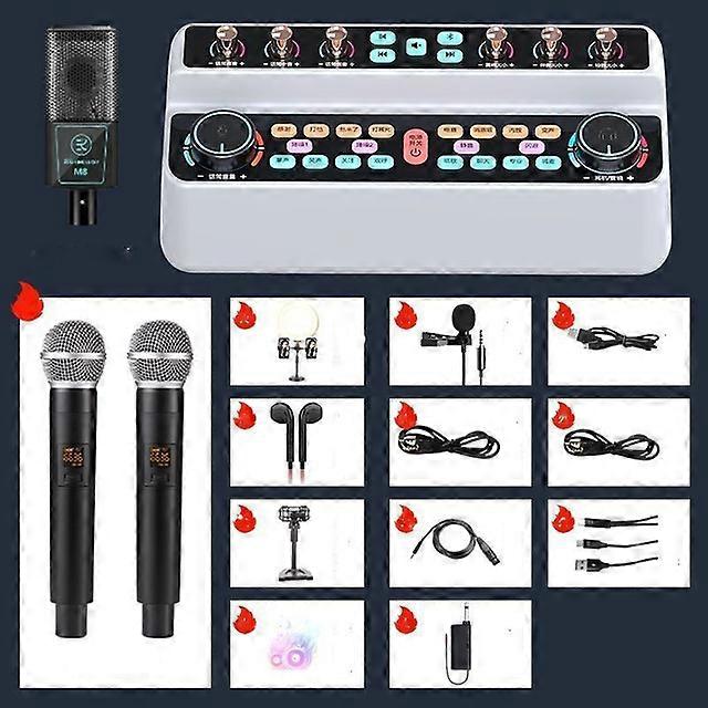 Portable Wireless Bluetooth Speakerlive Singing Sound Card Audio Integrated Equipment Indoor And Outdoor Square Dance Karaoke