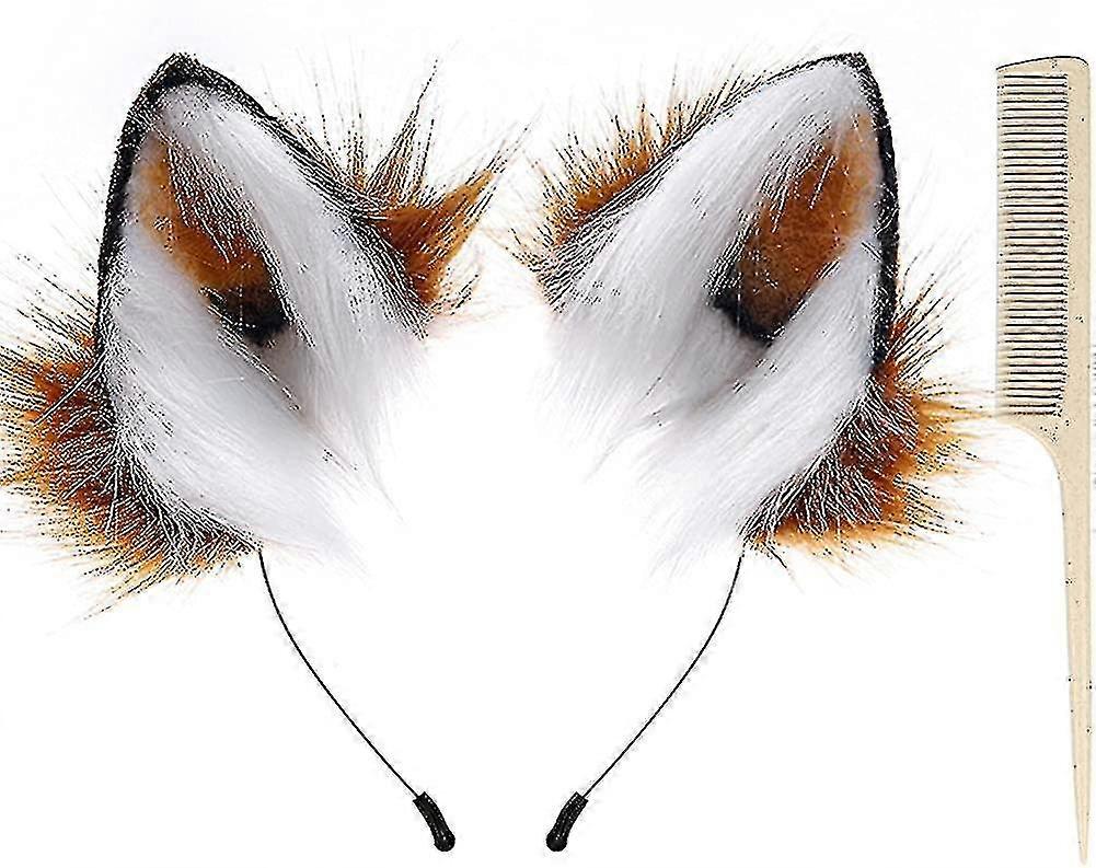 Faux Fur Fox Ears P