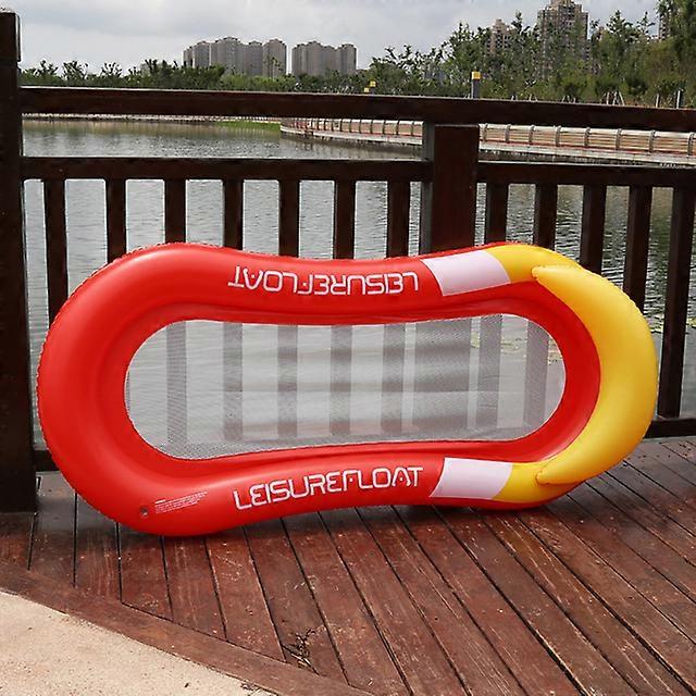 Foldable Inflatable Floating Row Summer PVC Swimming Pool Air Mattresses Water Float Bed Lounger Chair Hammock Beach Pool Party
