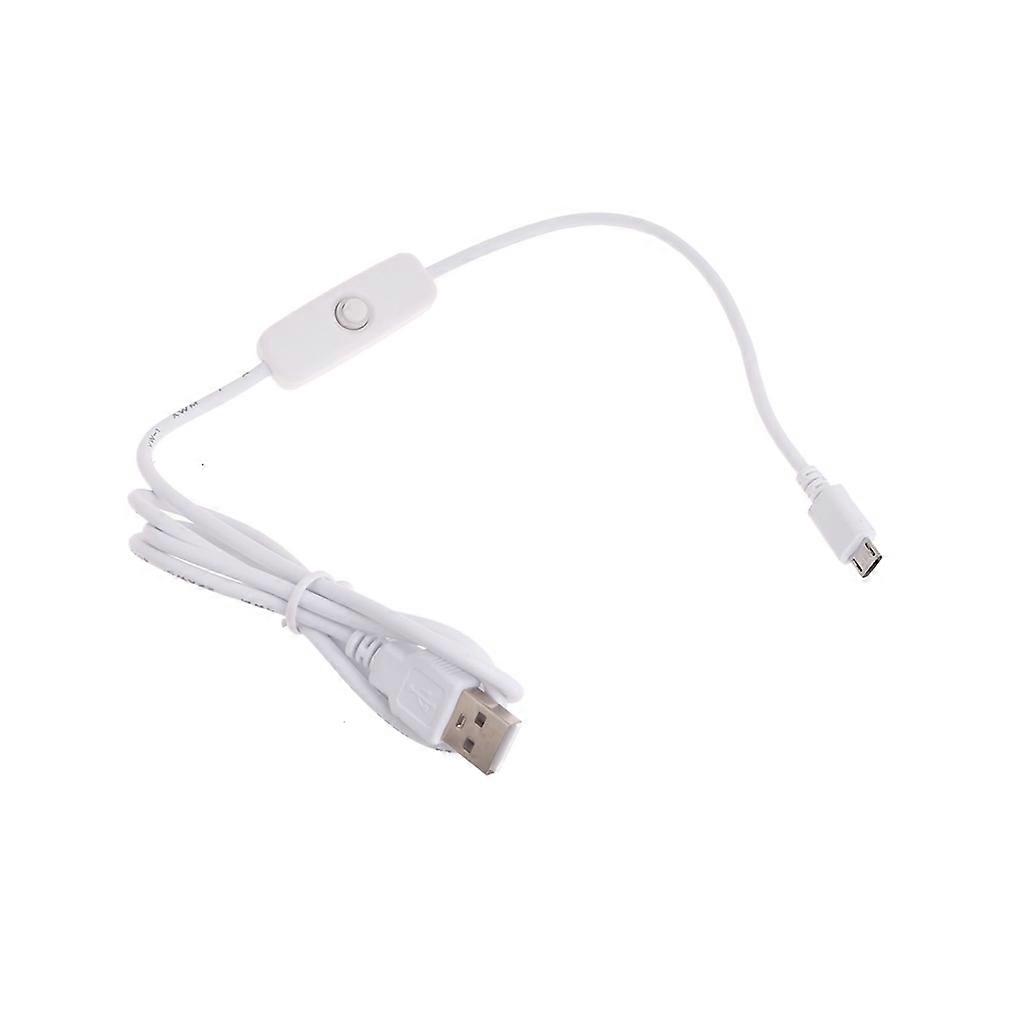 Power Control Cord Micro USB to USB Power Cable withSwitch forRaspberryPi