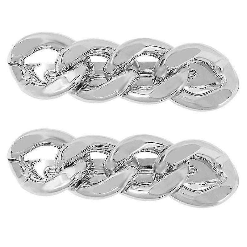 2pcs Fashable Twist Chain Styling H Clip