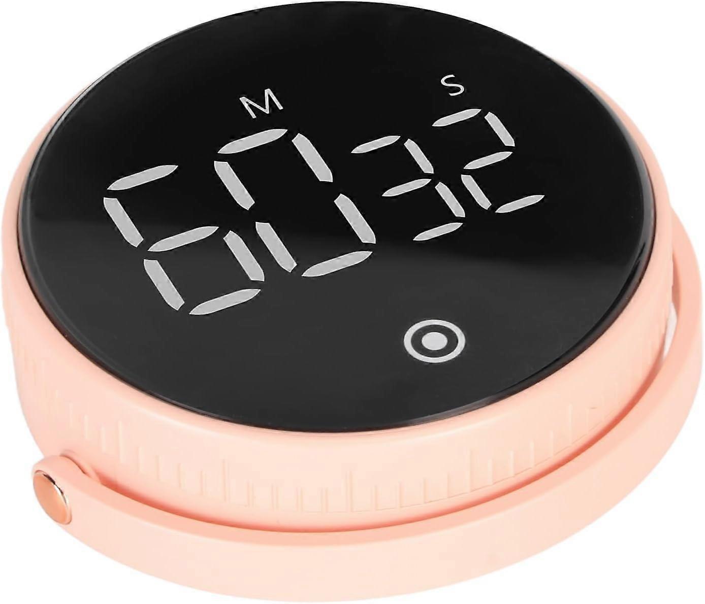 Digital Kitchen Timer, Easy To Operate 3in LED Kitchen Timer Rotatable for Games (black)
