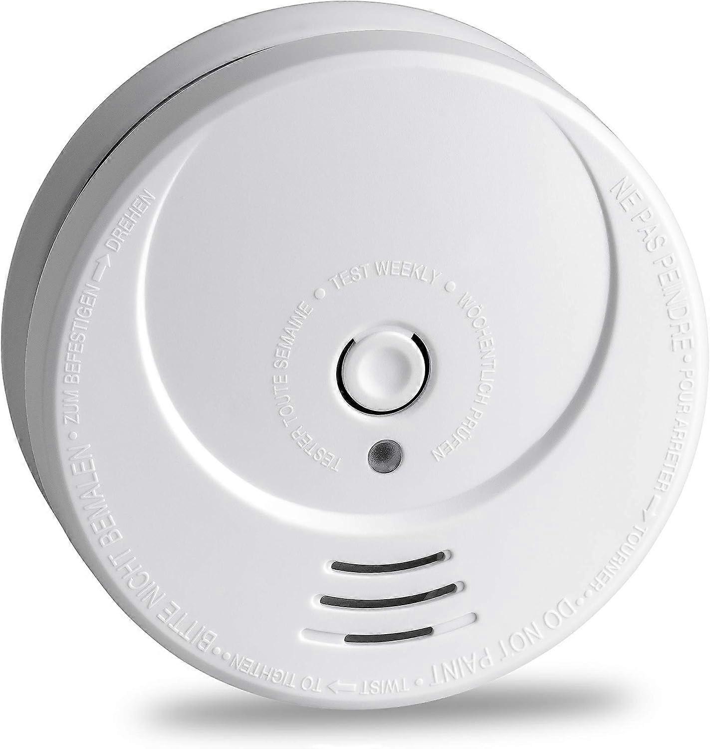 2 pcs Photoelectric Smoke Detector 10 Year Long Life Lithium Battery Fire Alarm GS506G