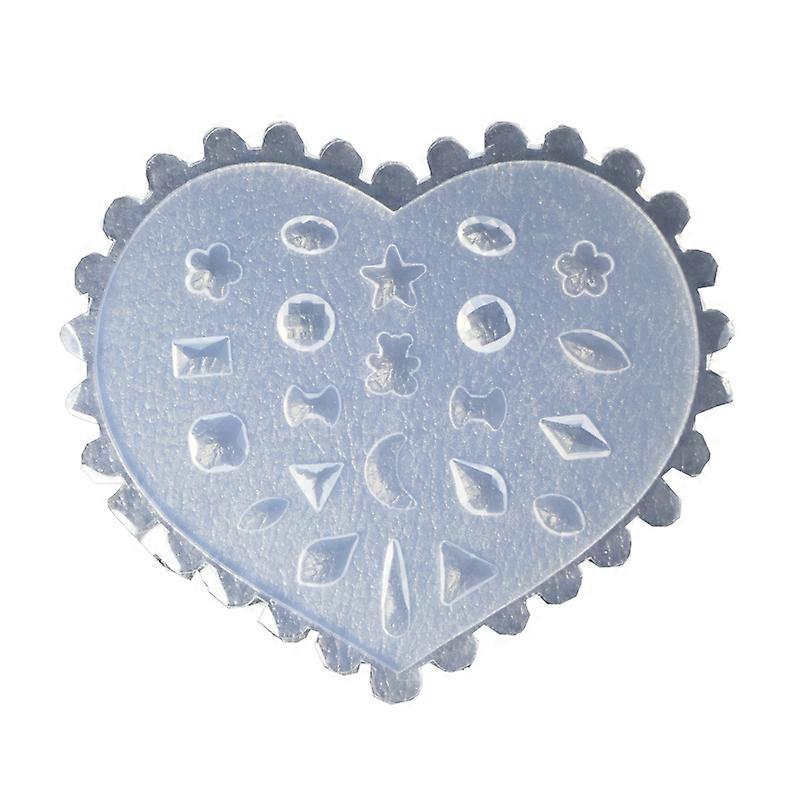 Decortive Tiny Flower Mold Nail Art Making Tool Mould Kit Star Heart Leaf Mold