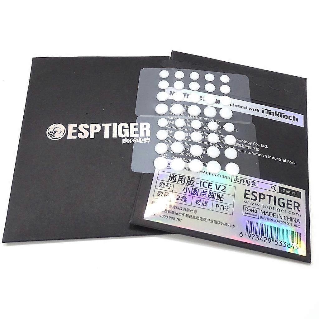 Esports Tiger Mouse Füße DIY Universal Dot White Glides ICE Version Set