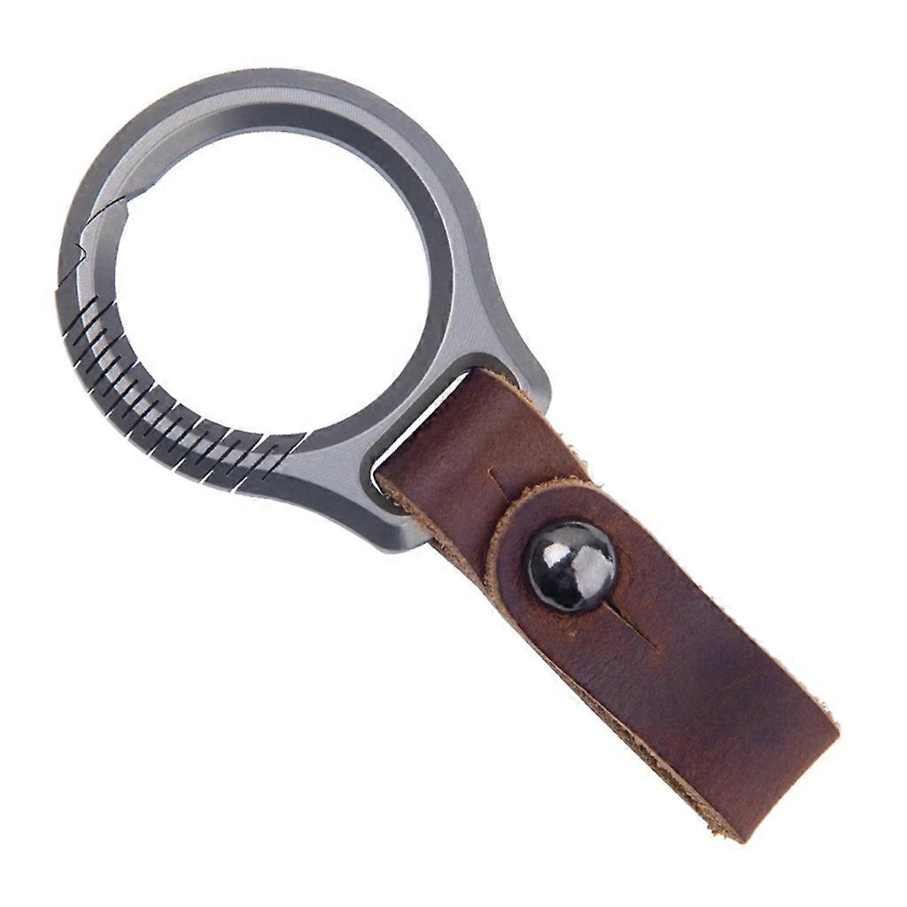 Titanium Keychain Hangable Pendant Hangable  Buckle Car Key Holder