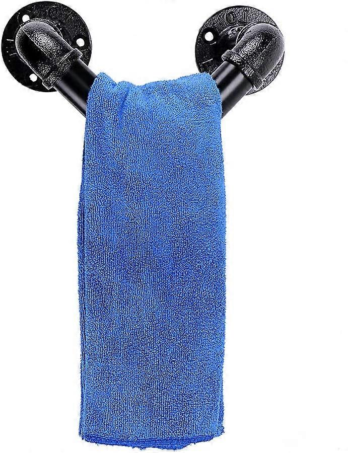 Vintage Industrial Pipe Triangle Towel Hanger Holder - Wall Mounted Retro Towel Holder Hanging Bathrobe Holder Hanger, Bathroom Accessories