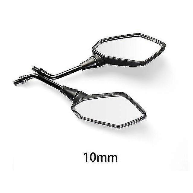 Qx 2 יחידות / זוג אופנוע מראה אחורית קטנוע אופניים אלקטרוניים מראות אחוריות אלקטרומביל צד אחורי קמור מראה קמורה 8 מ"מ 10 מ"מ סיבי פחמן