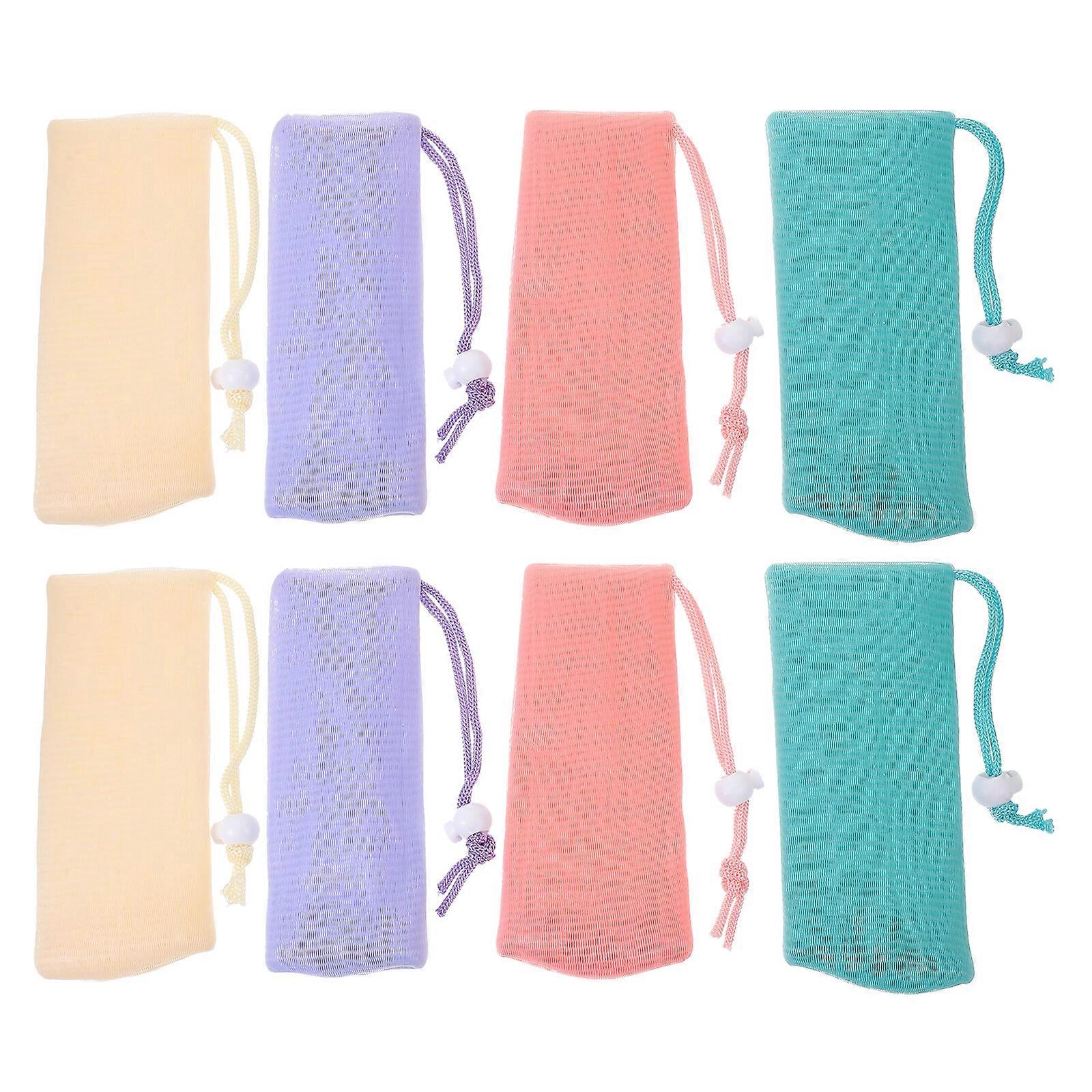 8 stuks zeep sparen zakken mesh zeep zakjes bar zeep zakken zeep schuimende zakken voor badkamer