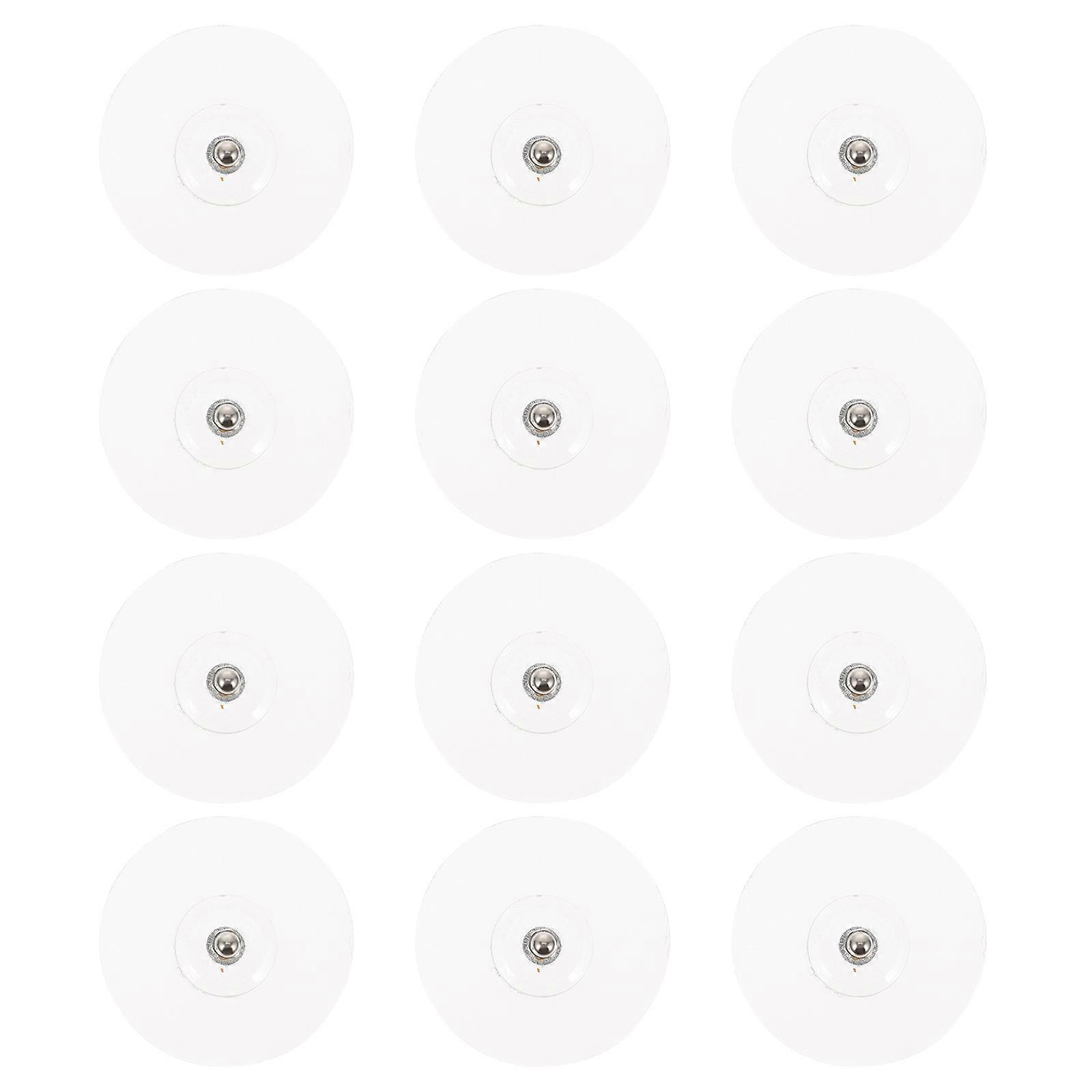 12 Pcs Self-adhesive Hanging Nails Traceless Screw Hooks Plastic Wall Hook Hanger