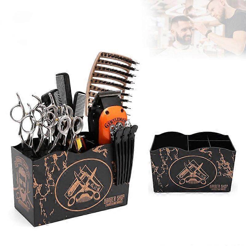 Barber Tool Storage Box 5 Layer Barber Scissors Comb Clip Holder Salon Shaped Tool Storage Rack