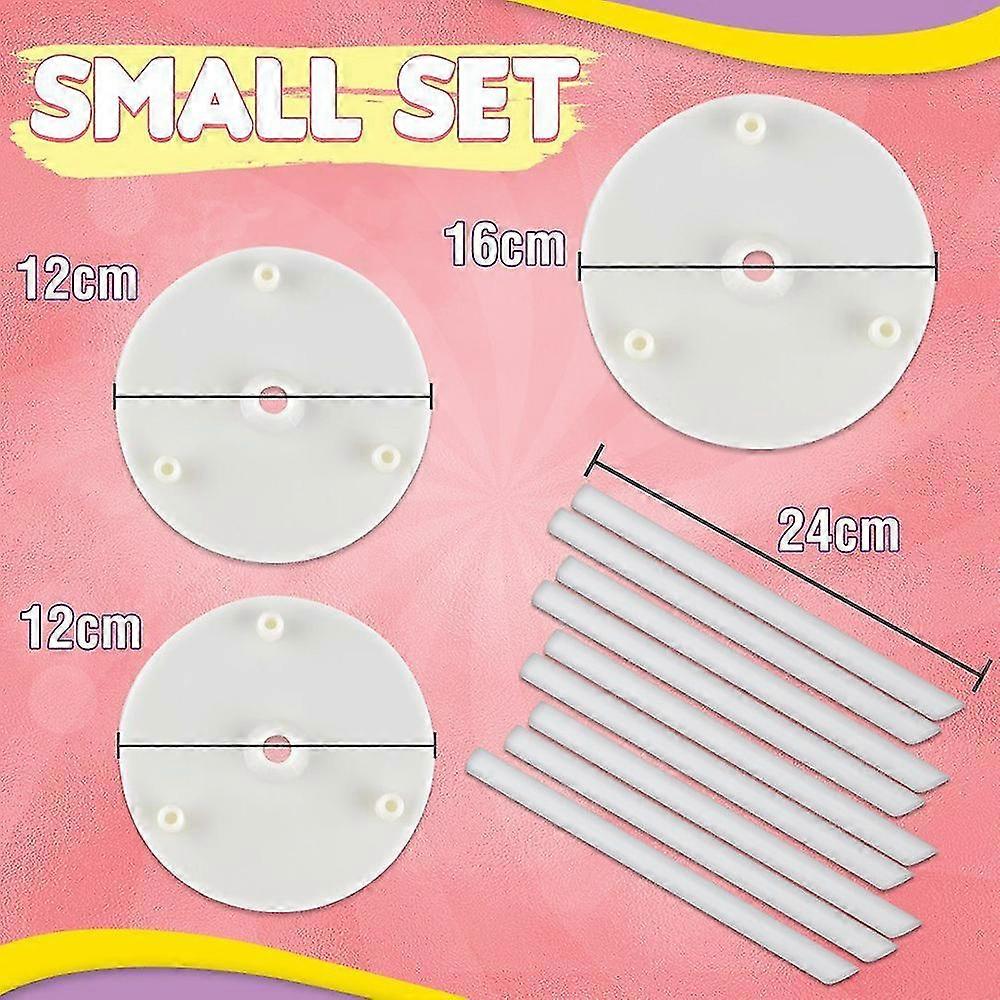 Multi-layer Cake Support Set Round Dessert Shelf Cake Gasket Cake Support Frame Cake Stands Baking Tools Piling Brackets
