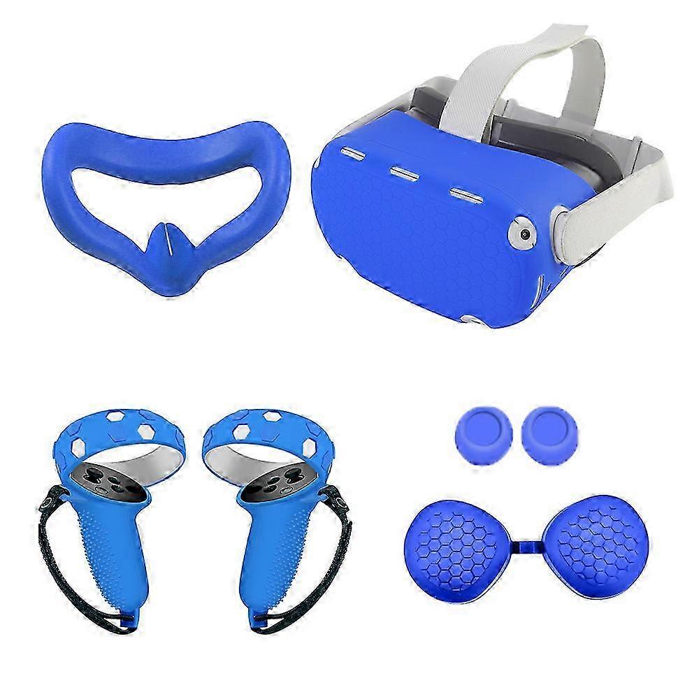 ​For Oculus Quest 2 VR Controller - Touch Grip Case with Anti-Slip Material & Adjustable Strap for Immersive Gaming Experience